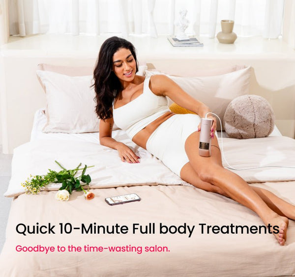 Salloot ipl long-lasting hair removal trinity iglow 10 for full body